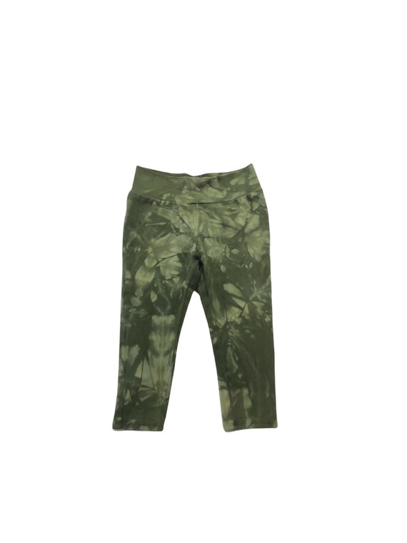 2T Moss Green Leggings Cut Sewn and 