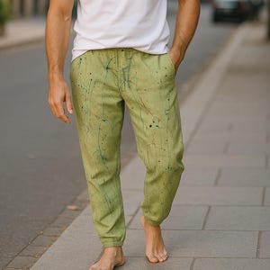 RIDERS JEANS redyed and painted by Banana Moon