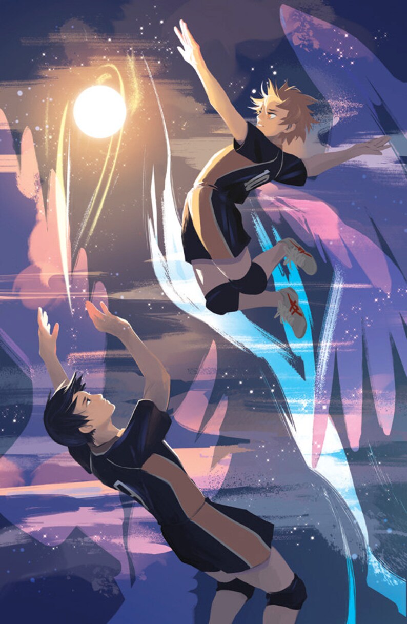Kageyama And Hinata Haikyuu Print Etsy