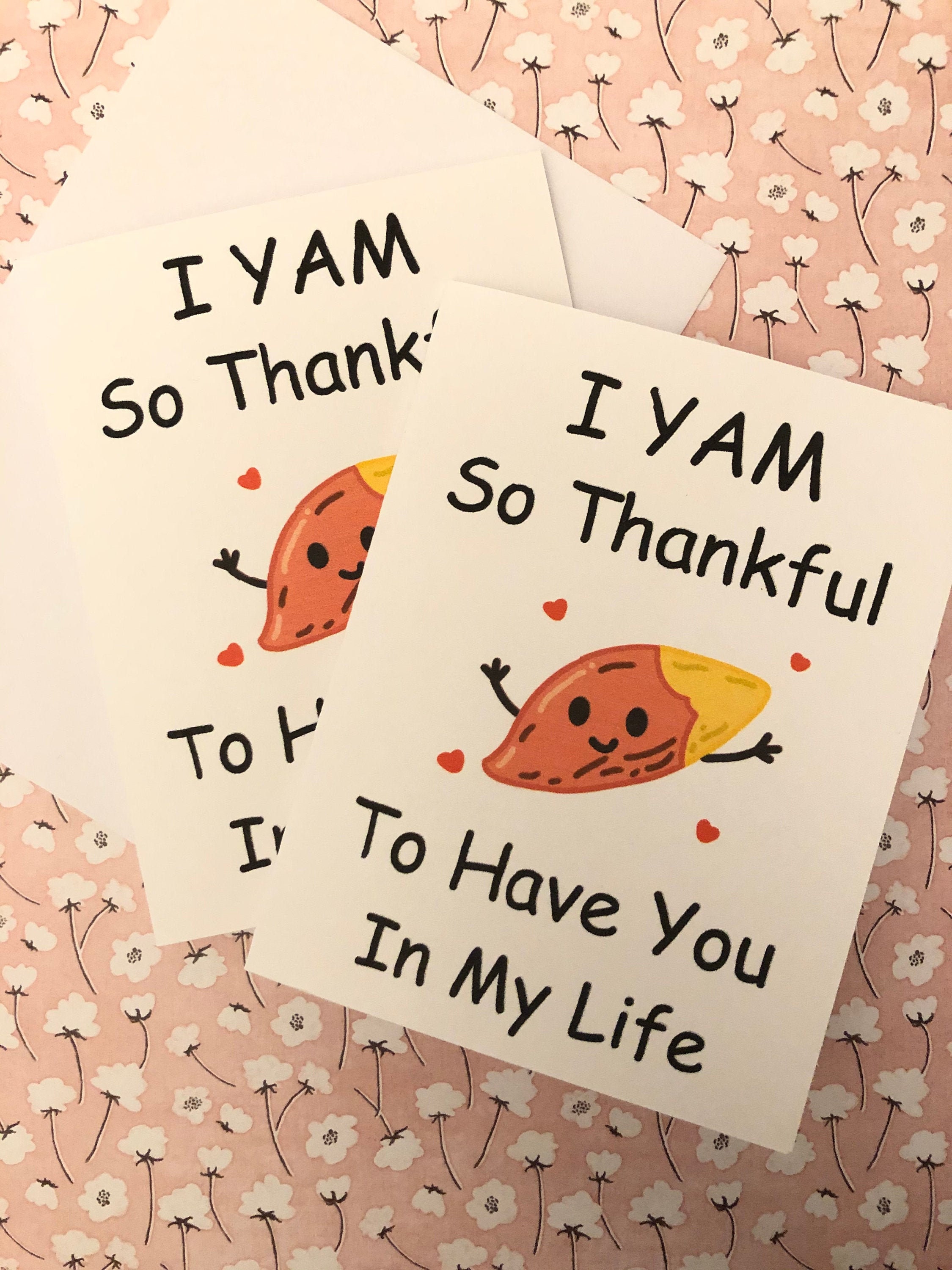 I am so thankful to have you in my life card/valentine