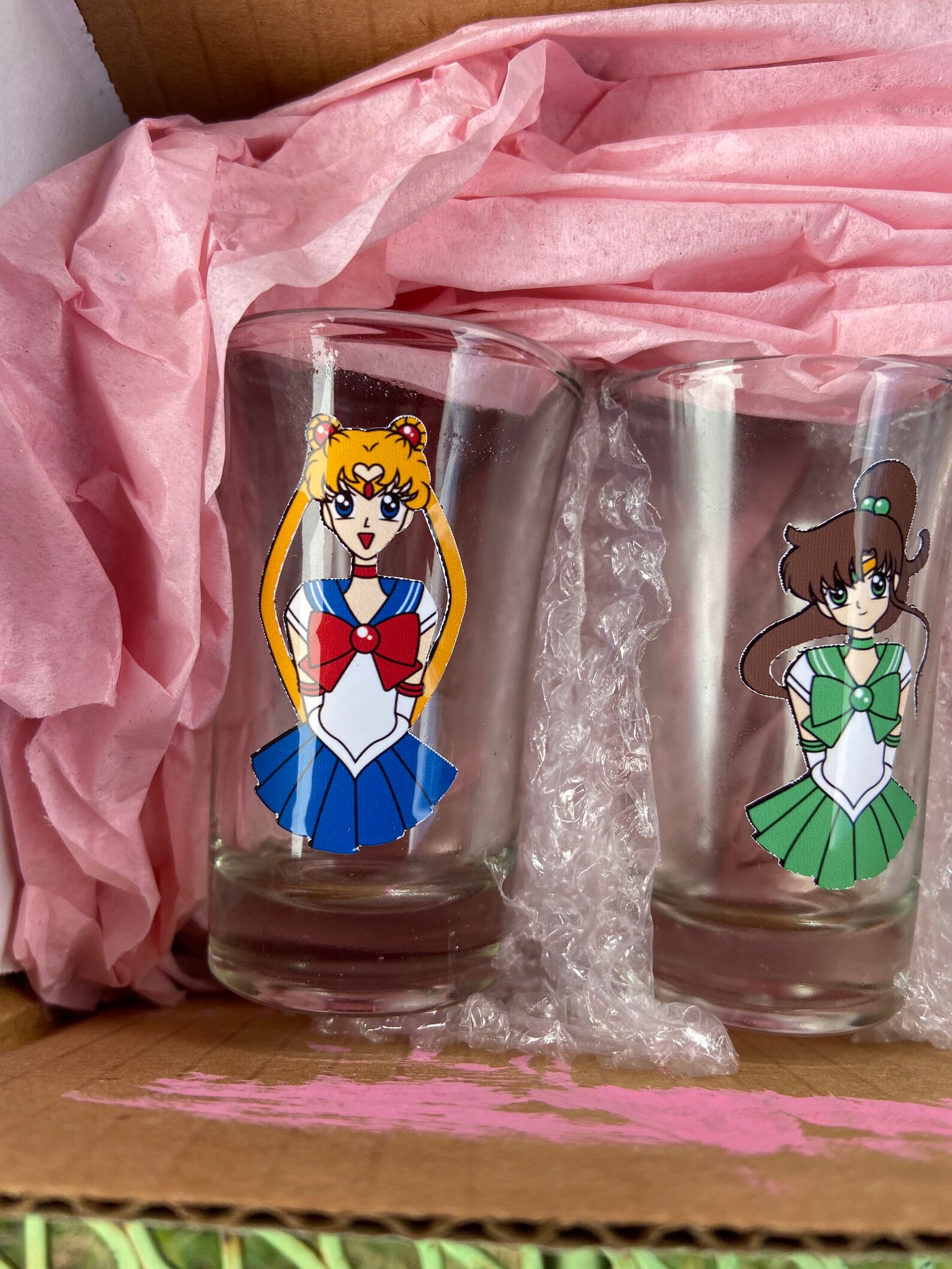 Sailor Moon Shot Glasses Sailor Moon Shot Glasses Sailor - Etsy
