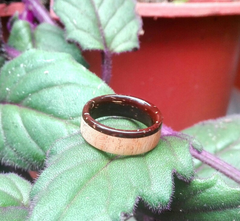Wood Ring Wooden Ring Custom Wooden Ring Wedding Etsy