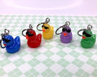 Maschenmarkierer mit Ente zum Stricken oder Häkeln, verschiedene Farben, Preis pro Stück