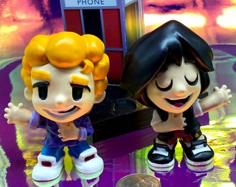 Two Excellent Dudes - 4-inch Painted Resin Figures