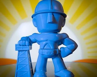 Golden Driller Sofubi (Vinyl Toy) - BLUE