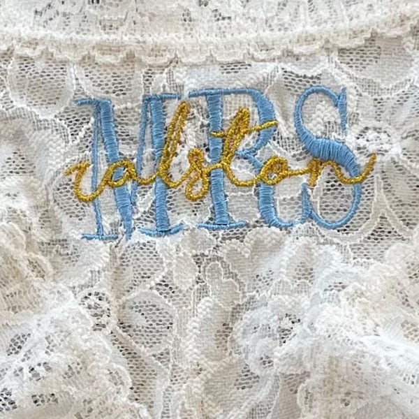 Wedding Lace Cheeky Panty Bridal Underwear, Custom, Something Borrowed, Something Blue