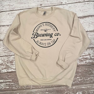 Brewing Co. Sweatshirt Breastfeeding Mama's Boobery Nursing Sweatshirt Funny New Mom Mom to Be Expecting Mom Gift Mother's Day Sweatshirt