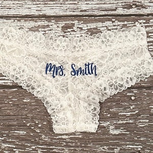 Something Blue Bridal Underwear 