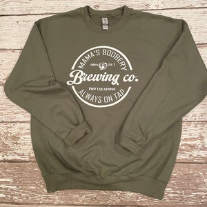 Brewing Co. Sweatshirt Breastfeeding Mama's Boobery Nursing Sweatshirt Funny New Mom Mom to Be Expecting Mom Gift Mother's Day Sweatshirt