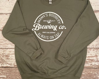 Brewing Co. Sweatshirt Breastfeeding Mama's Boobery Nursing Sweatshirt Funny New Mom Mom to Be Expecting Mom Gift Mother's Day Sweatshirt