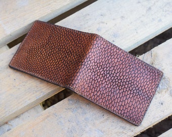 Beaver Tail & Kangaroo Leather Wallet Perfect Gift for Him 