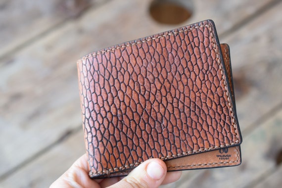 Beaver Tail & Kangaroo Leather Wallet Perfect Gift for Him 