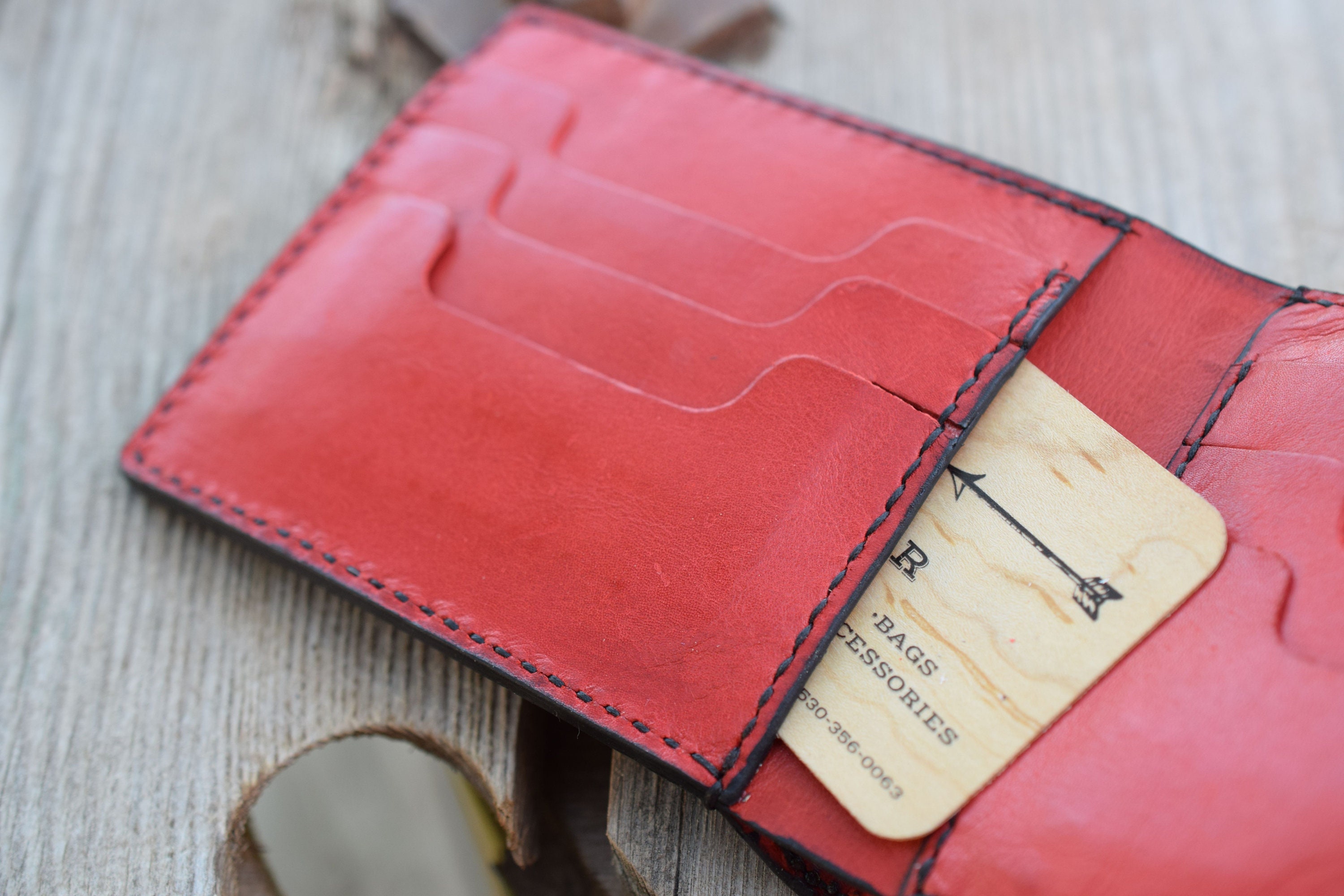 Cognac “Pocket Secretary” Alligator Wallet