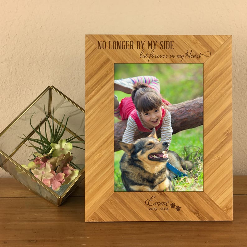 Personalized Pet Remembrace Frame, Sympathy Gift for Pet, Dog Remembrance, Dog Remembrance Gift, Dog Memorial, Dog Loss, Pet Sympathy Gift image 2