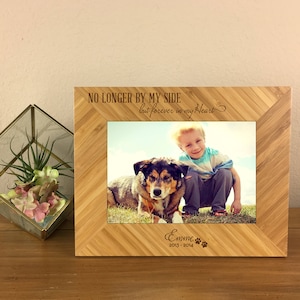 Personalized Pet Remembrace Frame, Sympathy Gift for Pet, Dog Remembrance, Dog Remembrance Gift, Dog Memorial, Dog Loss, Pet Sympathy Gift image 1