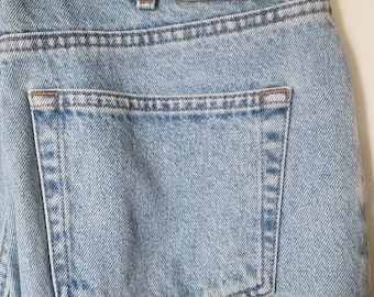 vintage GAP stars cropped blue jeans denim 34 *334