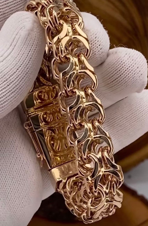 14k gold viking sale bracelet
