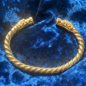 XXL Kabara, Bracelet, 90gr. 14k yellow gold, Dragon, Ethnic