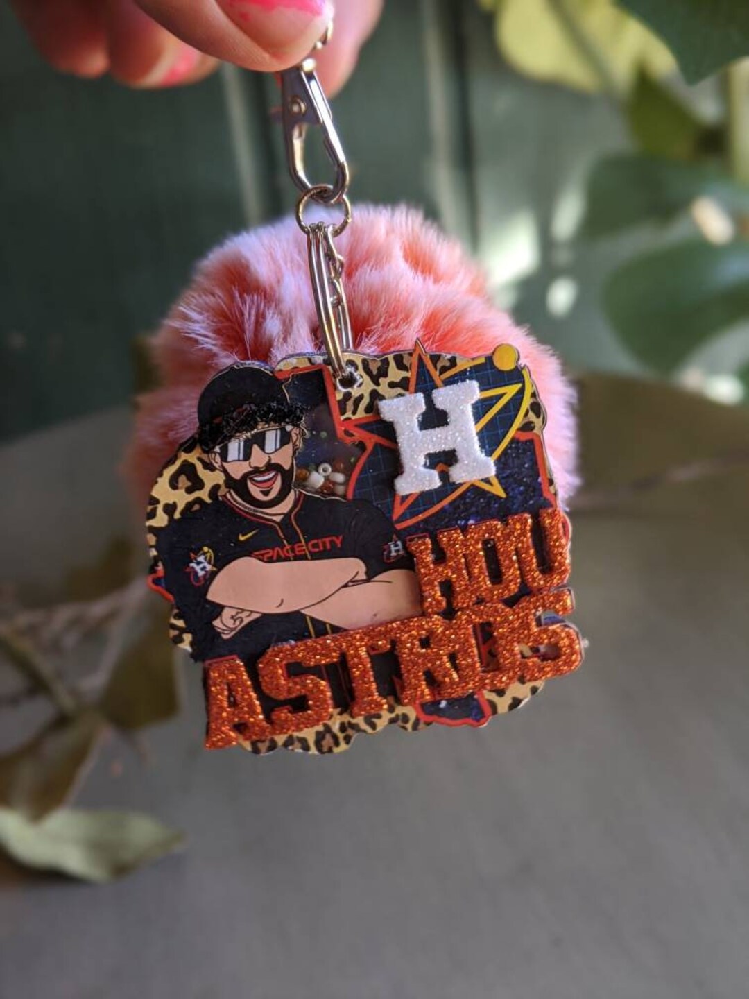 Bad Bunny X Houston Astros Keychain / Astros Keychain Etsy