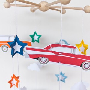 Vintage Cars Mobile Baby. Classic Cars Theme Nursery Decor. - Etsy