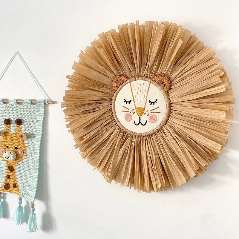 Lion Head Wall Decor - Etsy