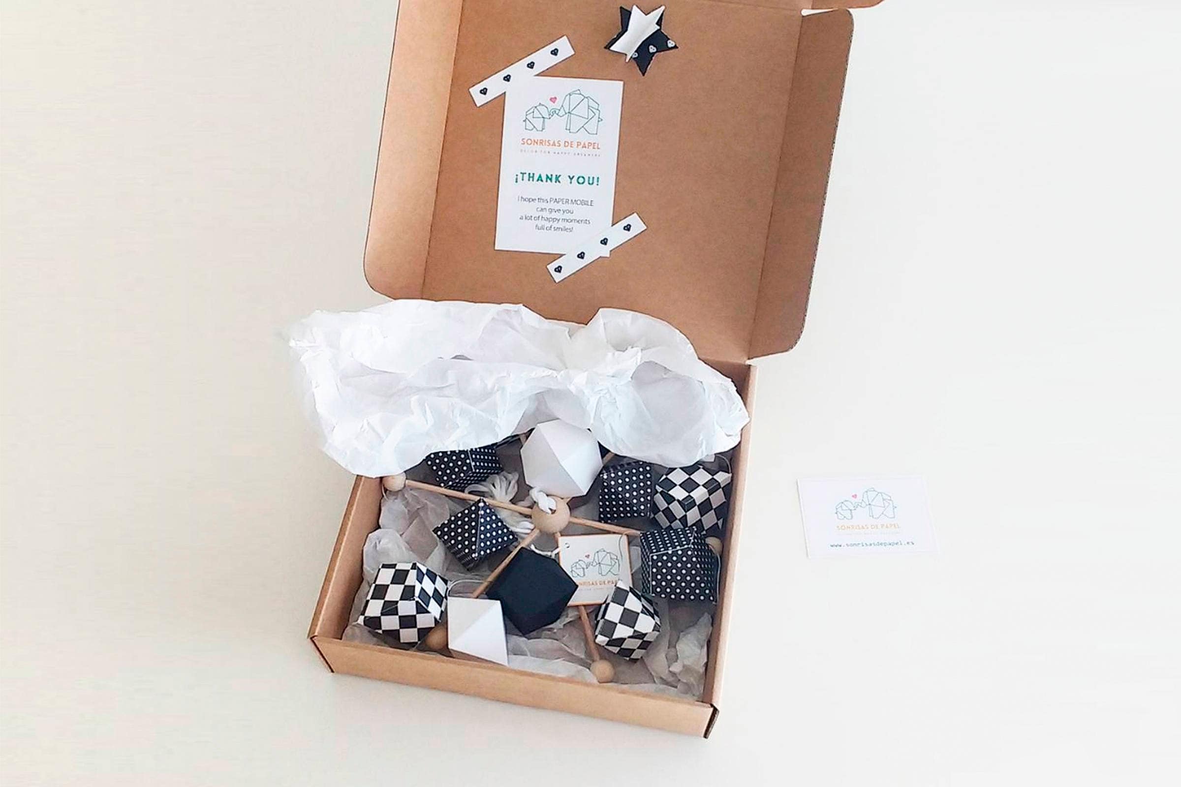 Black white hanging crib mobile. Black white montessori Etsy