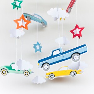 Vintage Cars Mobile Baby. Classic Cars Theme Nursery Decor. - Etsy