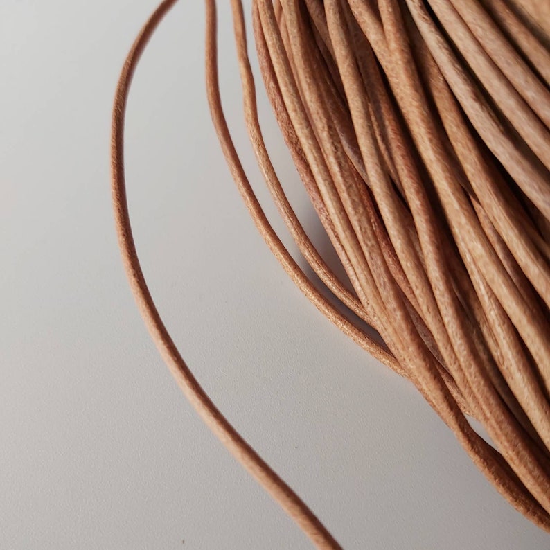 Genuine Leather Cord for Beading. 2mm in Size. Etsy
