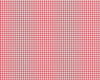 FAT QUARTERS -Farm Girl Vintage Gingham Red - Lori Holt Gingham - Gingham Fabric - Red Gingham -100% cotton fabric