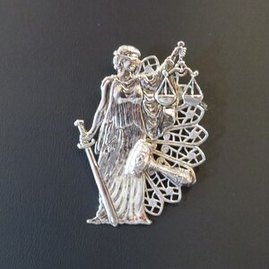 Attorney Pin Brooch Lawyer 24 Karat Gold Plate or Silver Plate ...