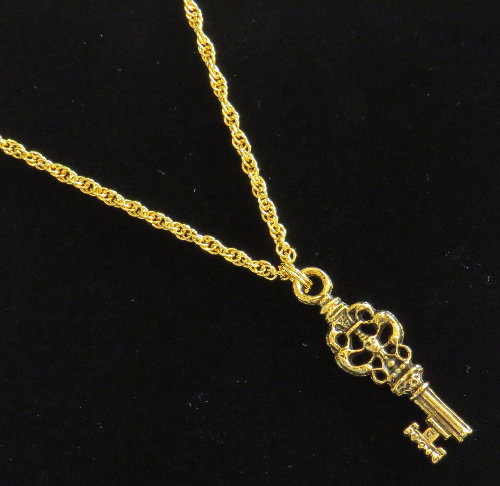 Key Necklace Vintage Gothic Style 24 