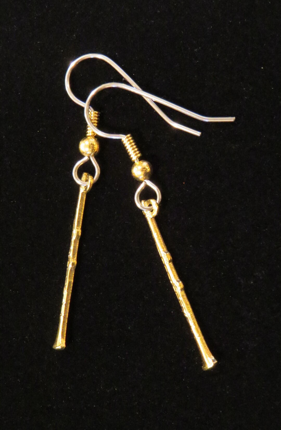 Earrings 24 Karat Gold Plate or Silver Plate Music Teacher