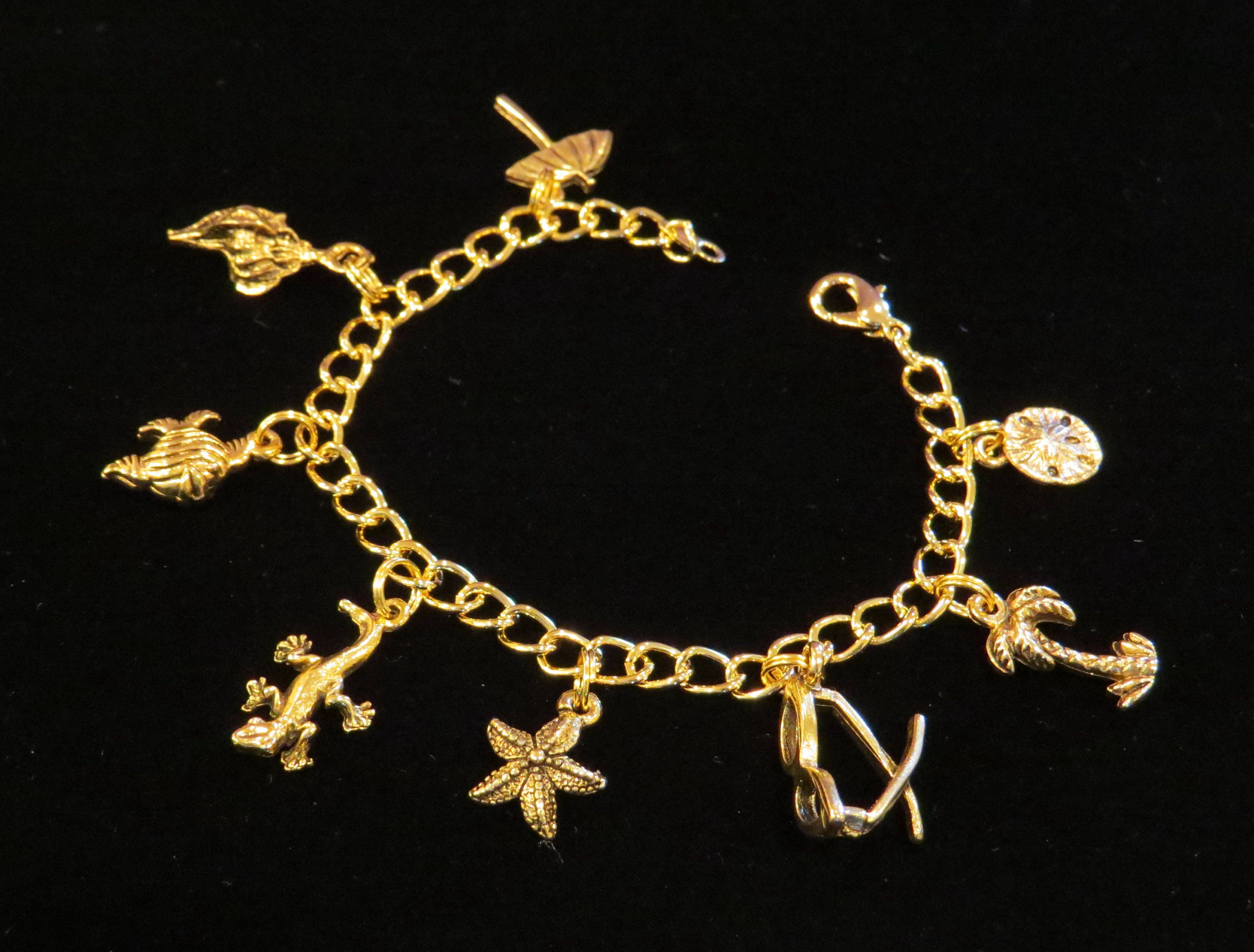Starfish (Copper Plated) / Charm Bracelet - Copper