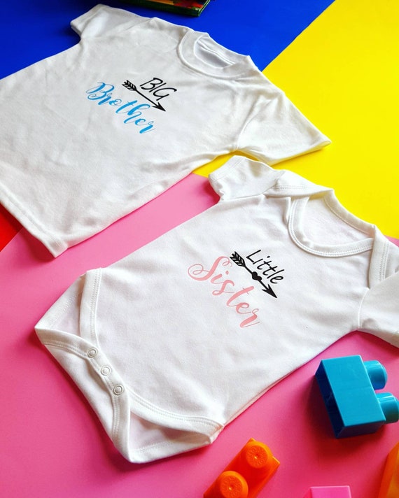 big sister baby vest