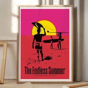 Vintage Surf Poster – Cult 60s Film Print – Retro Beach Illustration – Pop Art Wall Decor – Ocean Lifestyle Artwork image 12