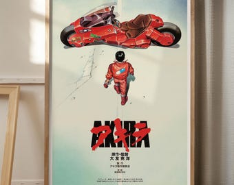 Akira Poster 1988 – Iconic Japanese Anime Movie Art – Futuristic