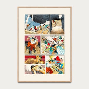 Cartel de Akira (アキラ) (1982) - Katsuhiro Ōtomo, cartel de manga, cartel de cómics, cartel de dibujo, idea de regalo, cartel de ciencia ficción, tablero