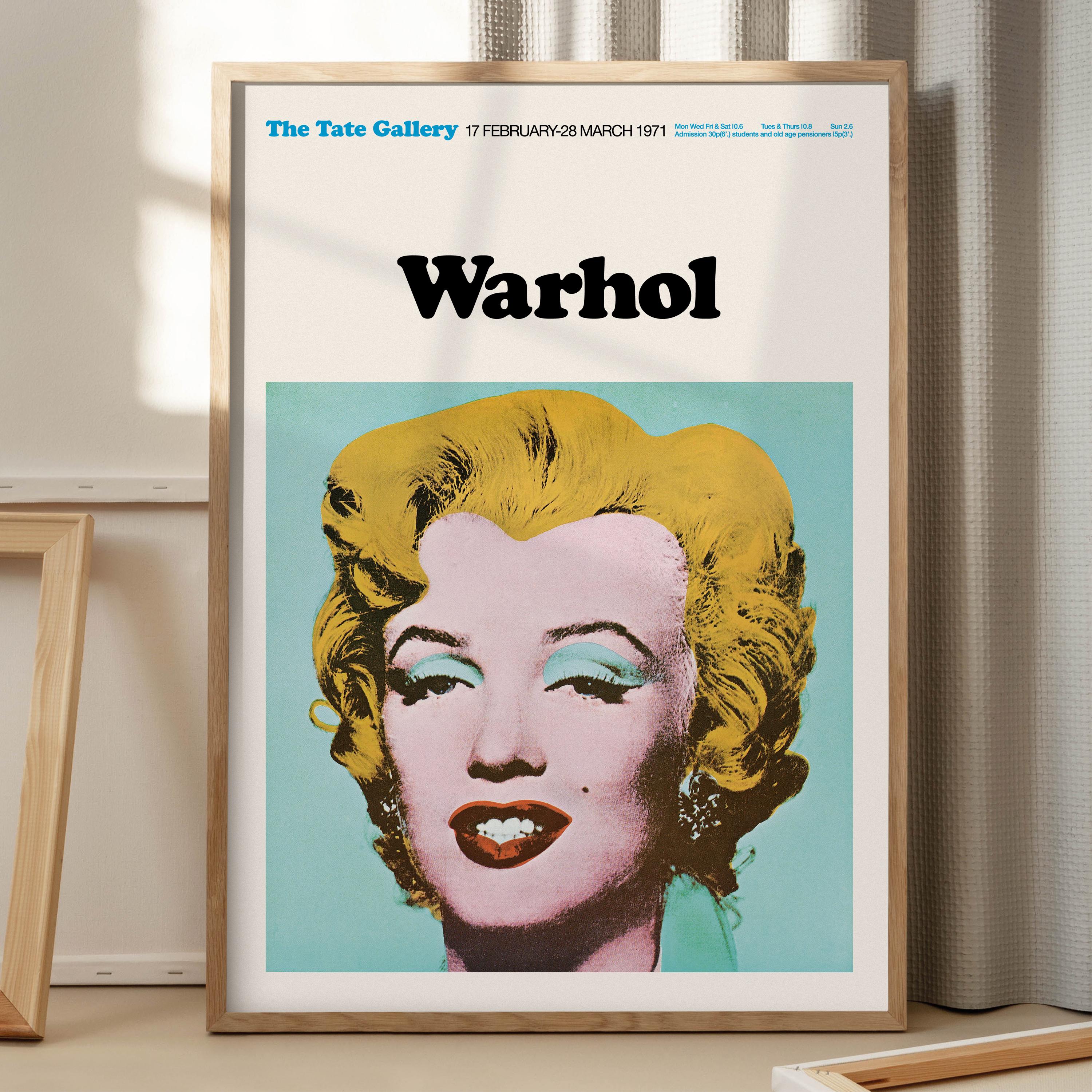 Marilyn Monroe Pop Art Poster – Iconic Hollywood Wall Art – Modern ...