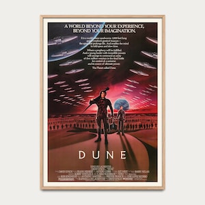 Poster Dune - vintage poster, film poster, poster collection, rare print, classic movie, classic poster, Sci-Fi poster, David Lynch dune