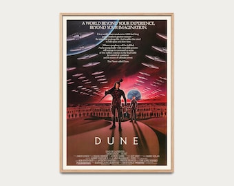 Poster Dune - vintage poster, film poster, poster collection, rare print, classic movie, classic poster, Sci-Fi poster, David Lynch dune