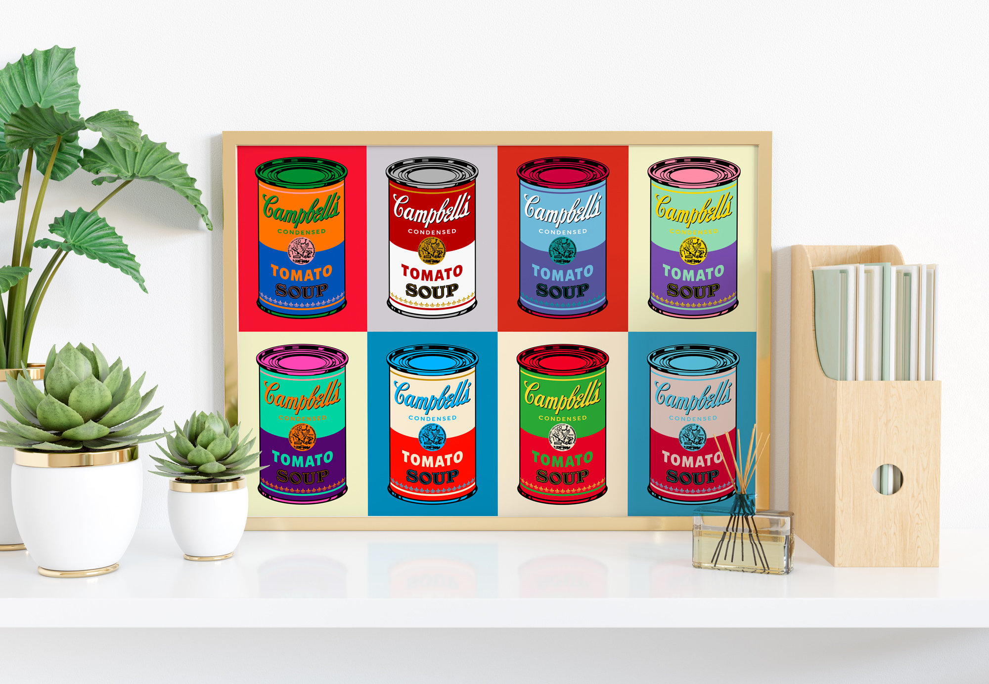 ポップアート ポスター キャンベルのトマト スープ - アンディ
