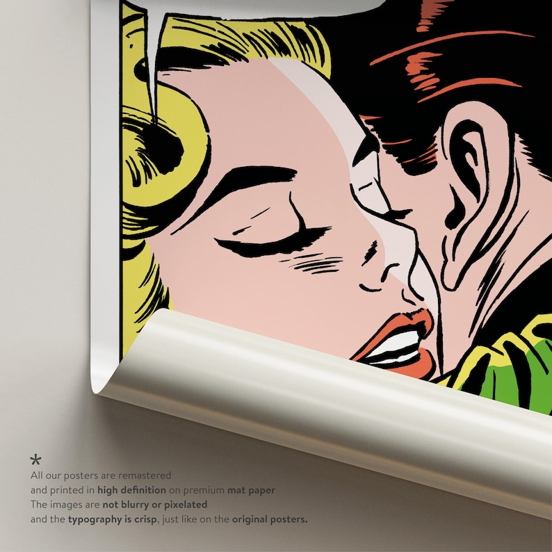 Colorful Pop Art Comic Print – Modern Graphic Wall Decor – Bold Statement Artwork for Living Room, Studio & Creative Space image 3