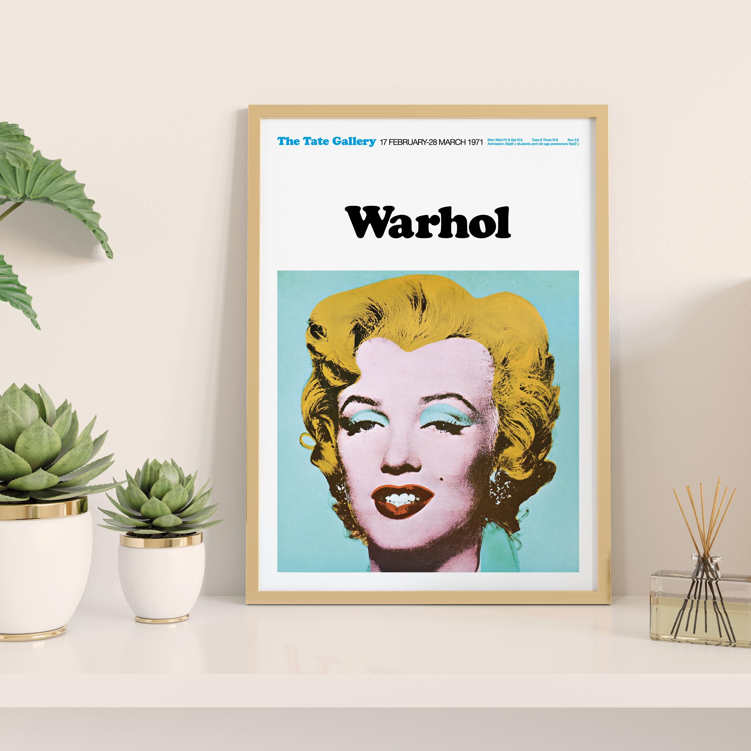 Marilyn Monroe Pop Art Poster – Iconic Hollywood Wall Art – Modern ...