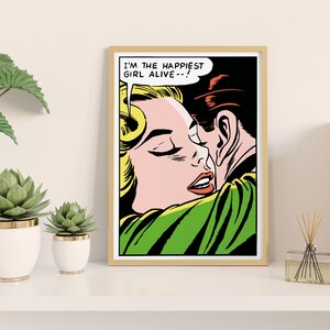 Colorful Pop Art Comic Print – Modern Graphic Wall Decor – Bold Statement Artwork for Living Room, Studio & Creative Space image 4