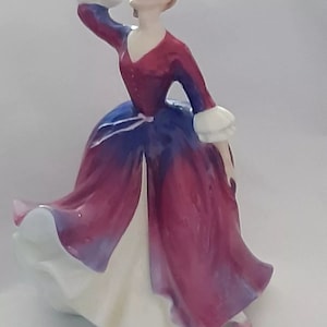 royal doulton china lady figure melissa model hn2467