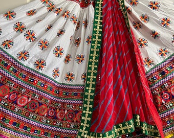 Garba skirt/gujrati costume/dandiya/ navratri skirt /garba dress/dholida dress/ indian ghaghra/ghaghra choli/lehenga choli/patchwork dress