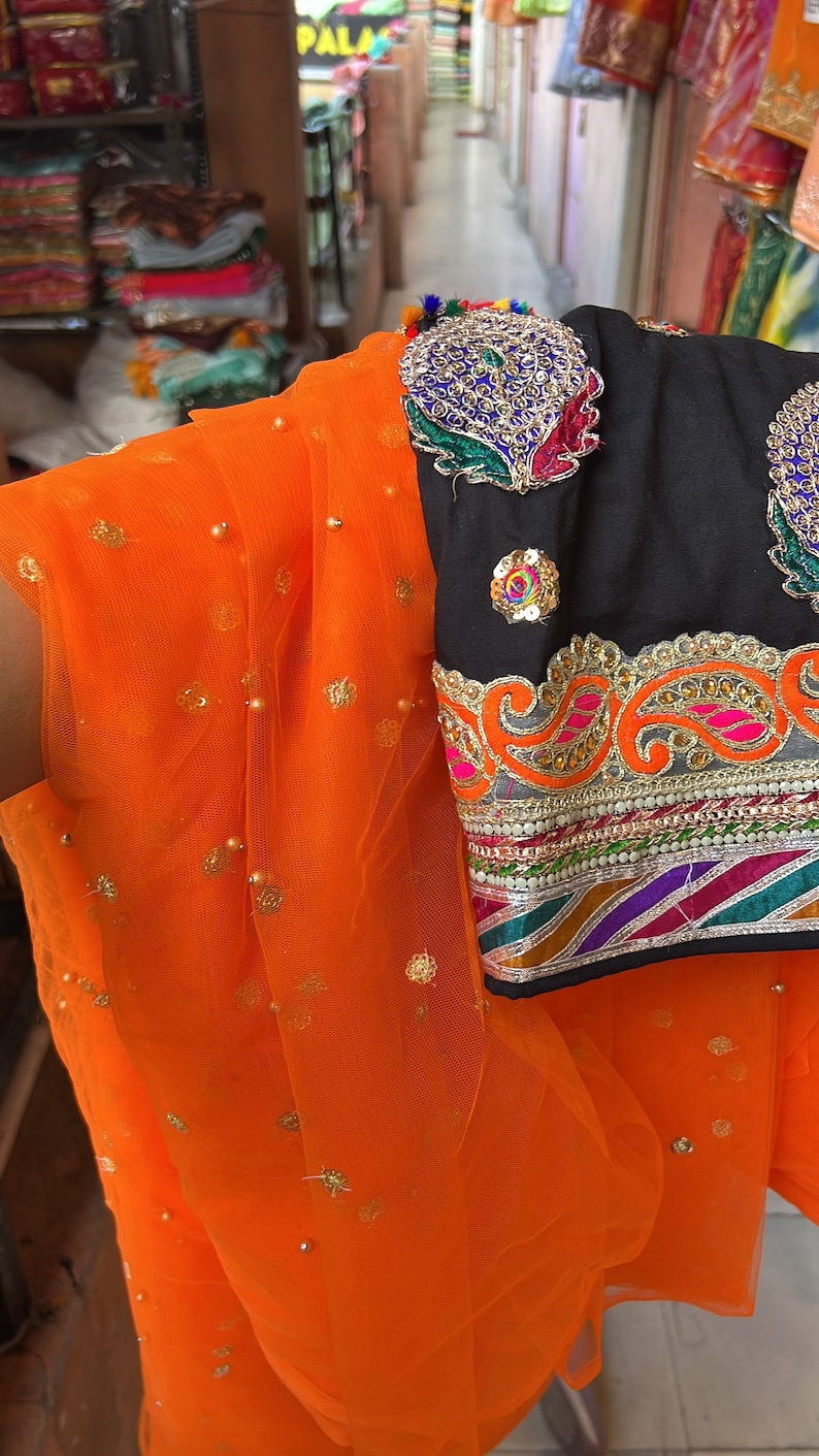 Tribal Dance Costume Kalbelia Dance Clothing Gypsy Dress Medieval Top