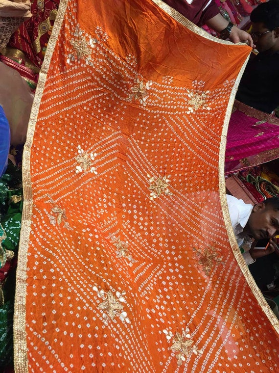 heavy gota patti dupatta
