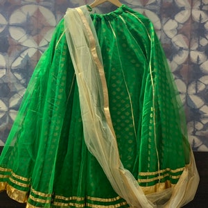 Bollywood dance costume - kathak costume - Indian wedding - Indian dance skirt- lehenga