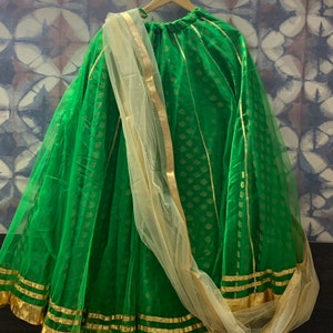 Bollywood dance costume kathak costume Indian wedding Indian dance skirt lehenga image 1